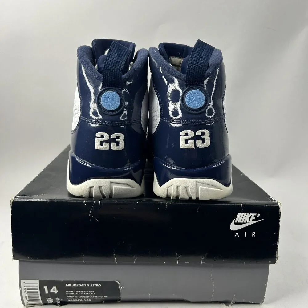 Nike Shoes Air Jordan 9 Retro OG “UNC/Pearl Blue” 2024